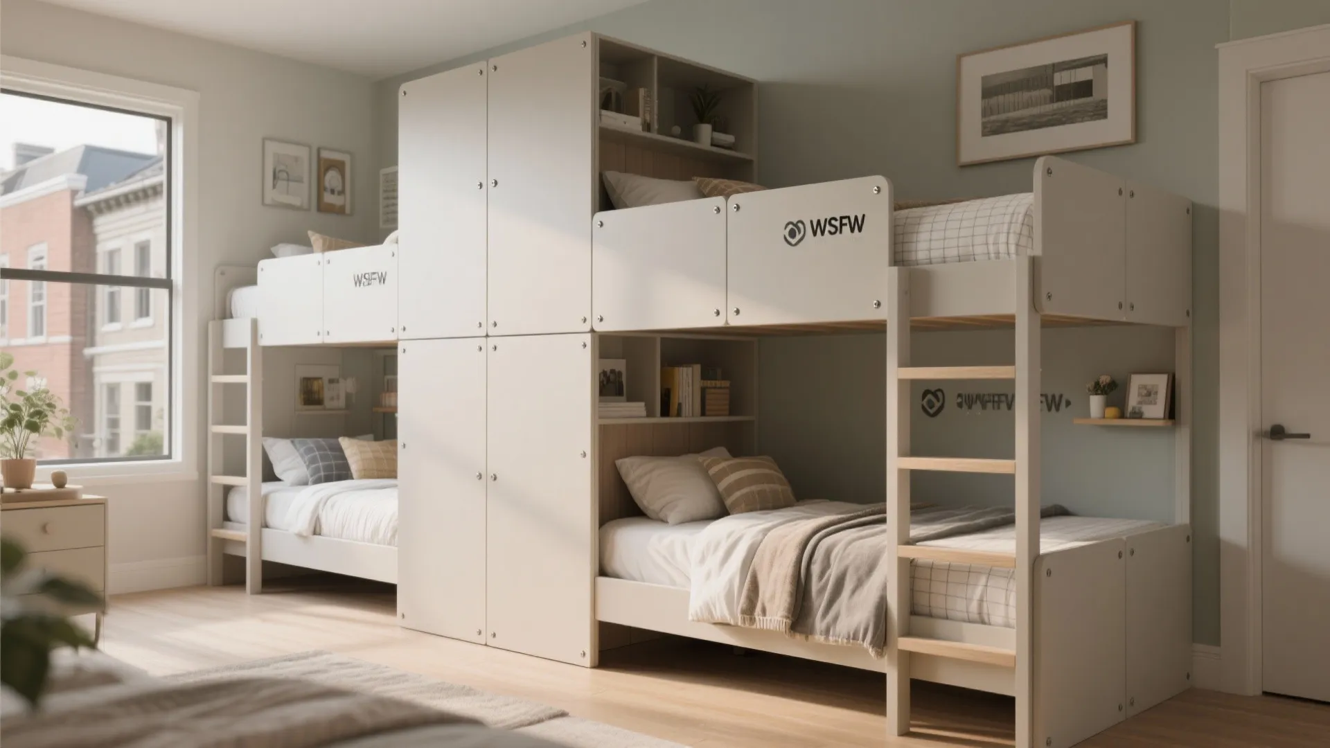 5. Modular Convertible Bunks that Grow with Kids