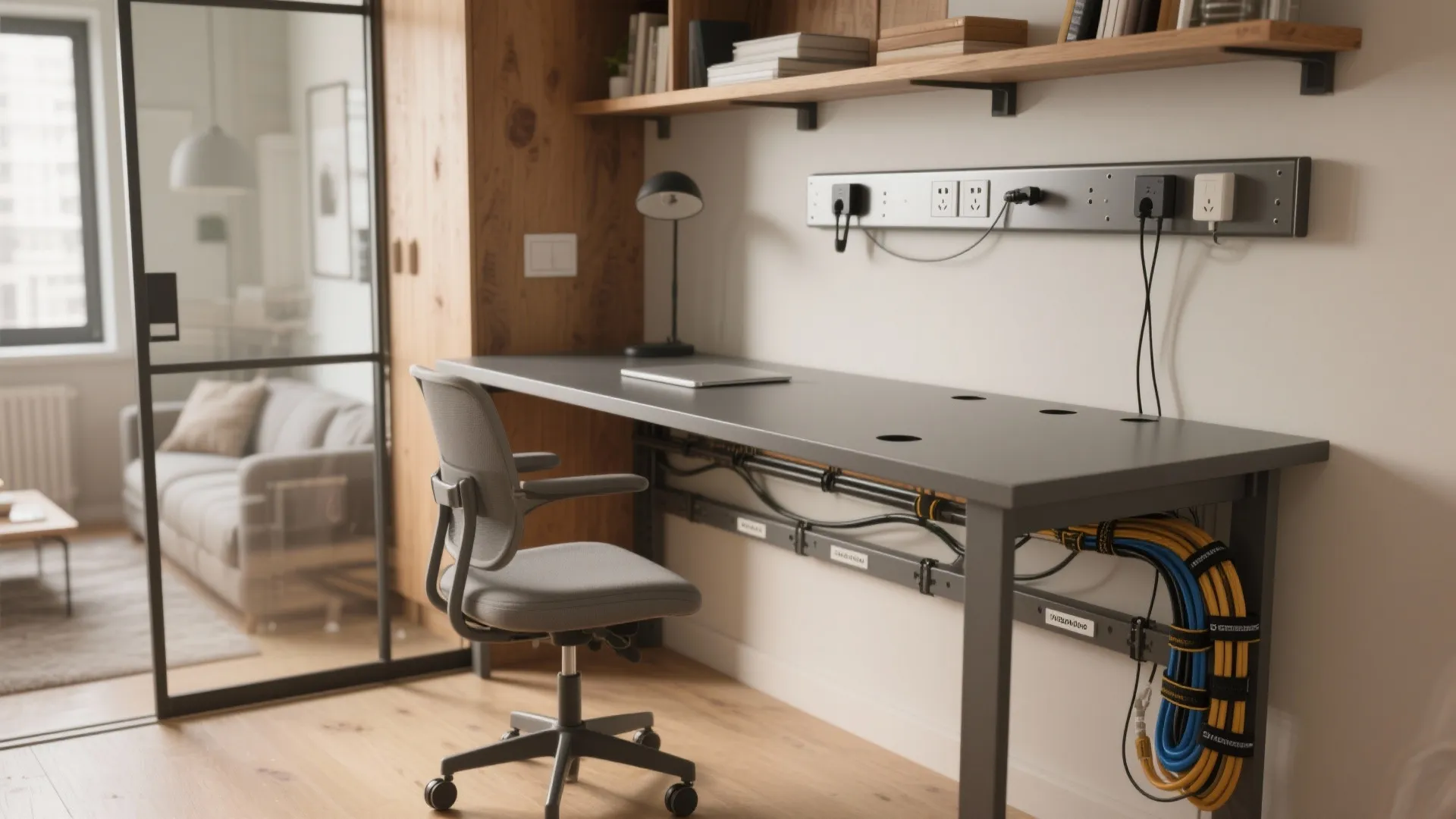 Modular Furniture + Cable Discipline: Work Clean, Think Clear