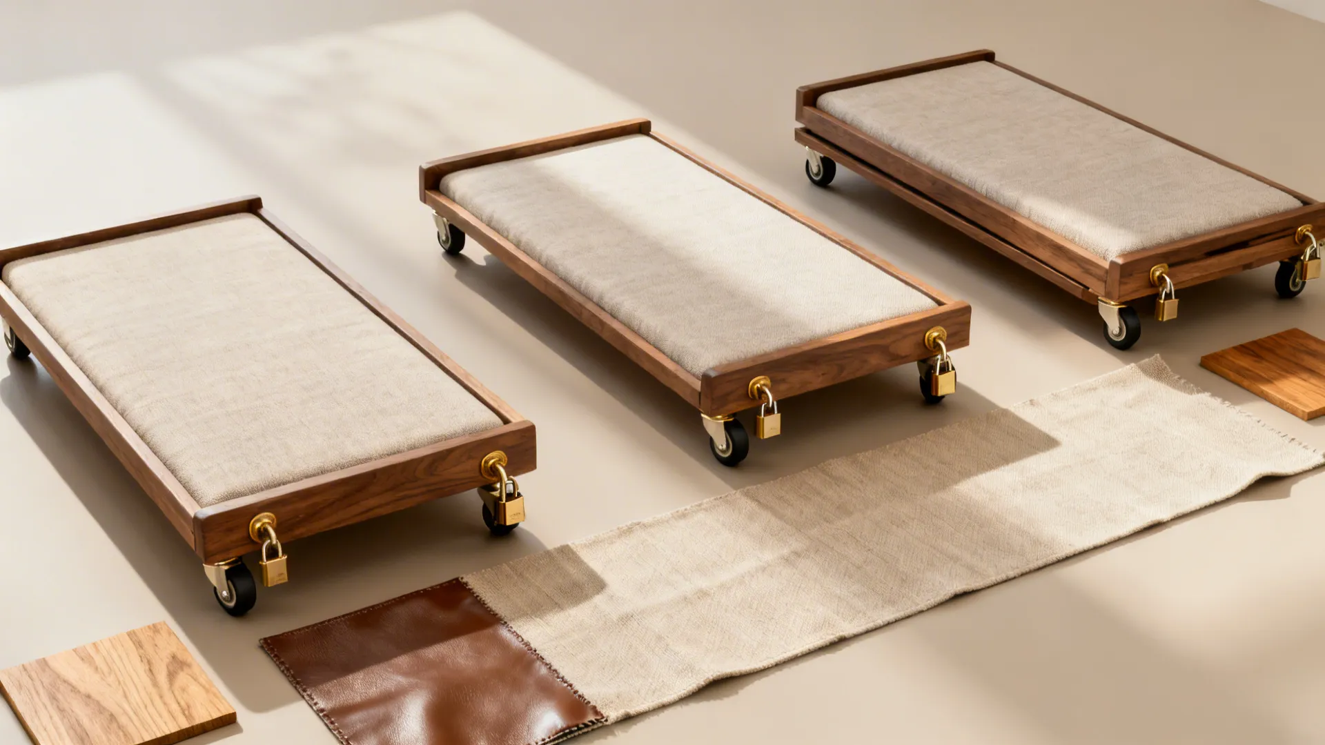 5. Modular units on casters for shifting configurations