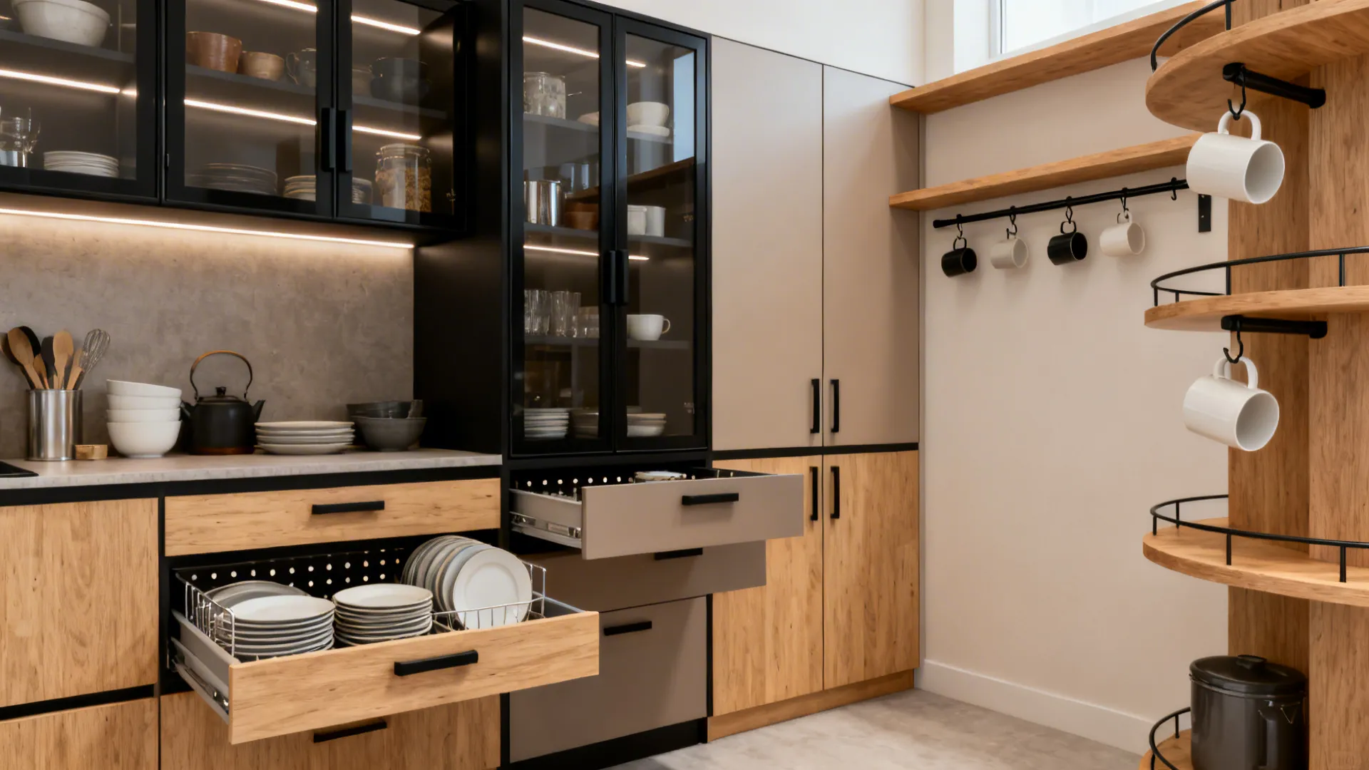 5 crockery unit design ideas for modular kitchen