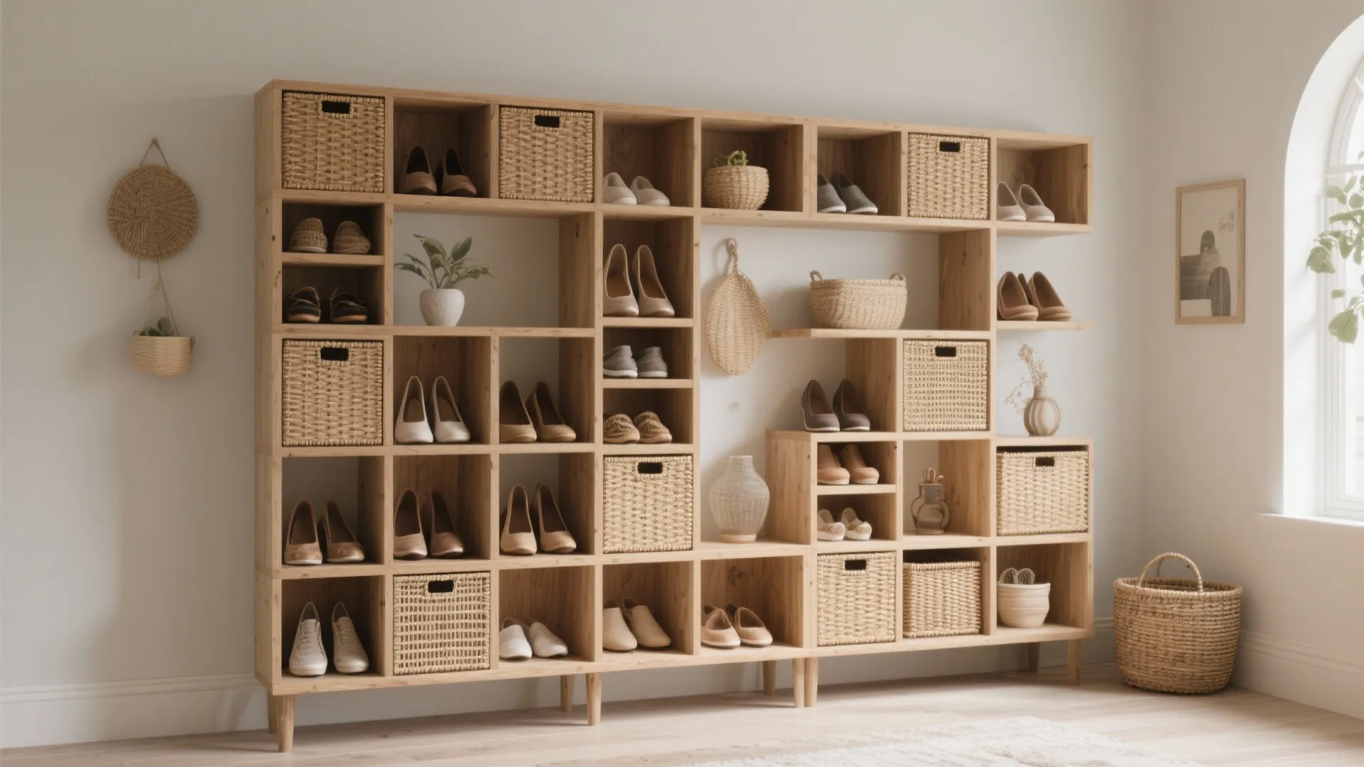 2. Stackable cubbies and modular cubes