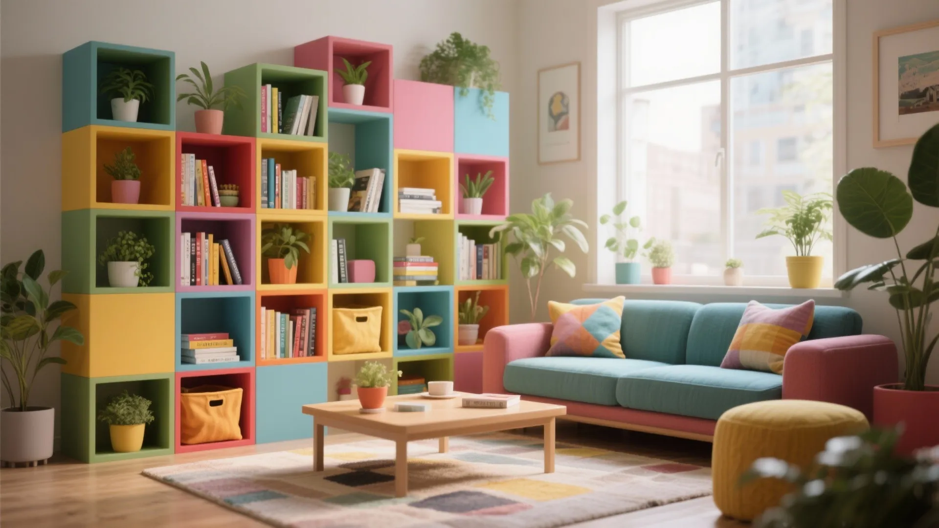 Modular Cube Shelves