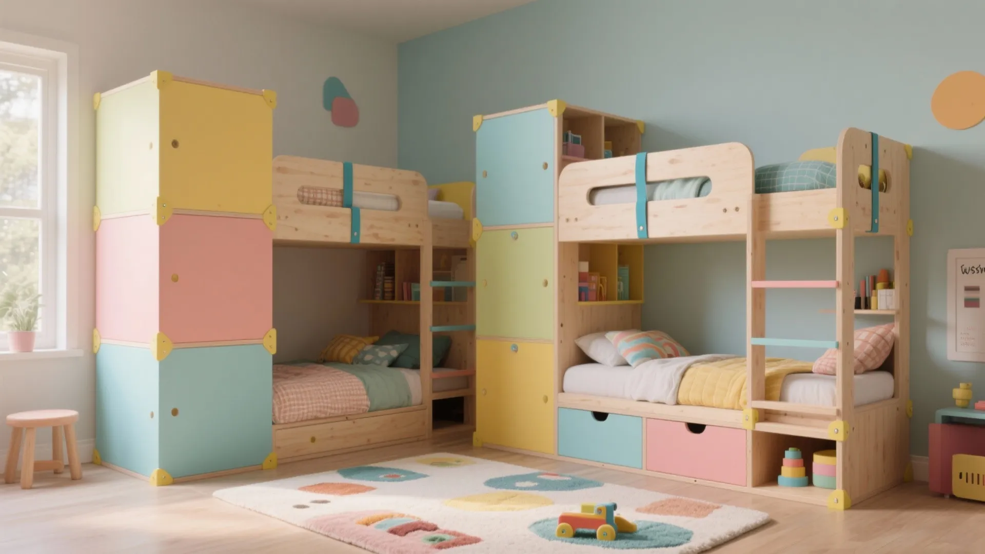 Modular Stackable Cubes for Growing Kids
