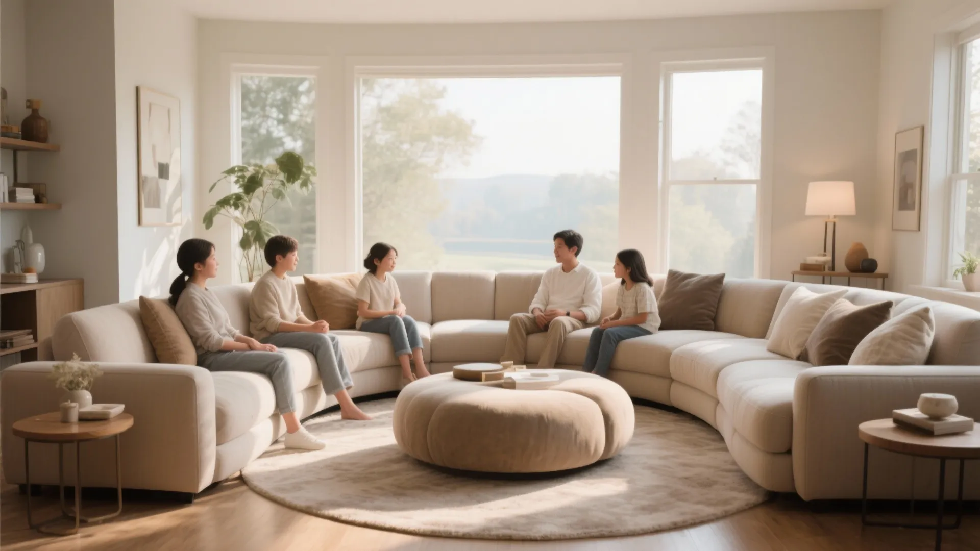 7. Modular Curved Sofas