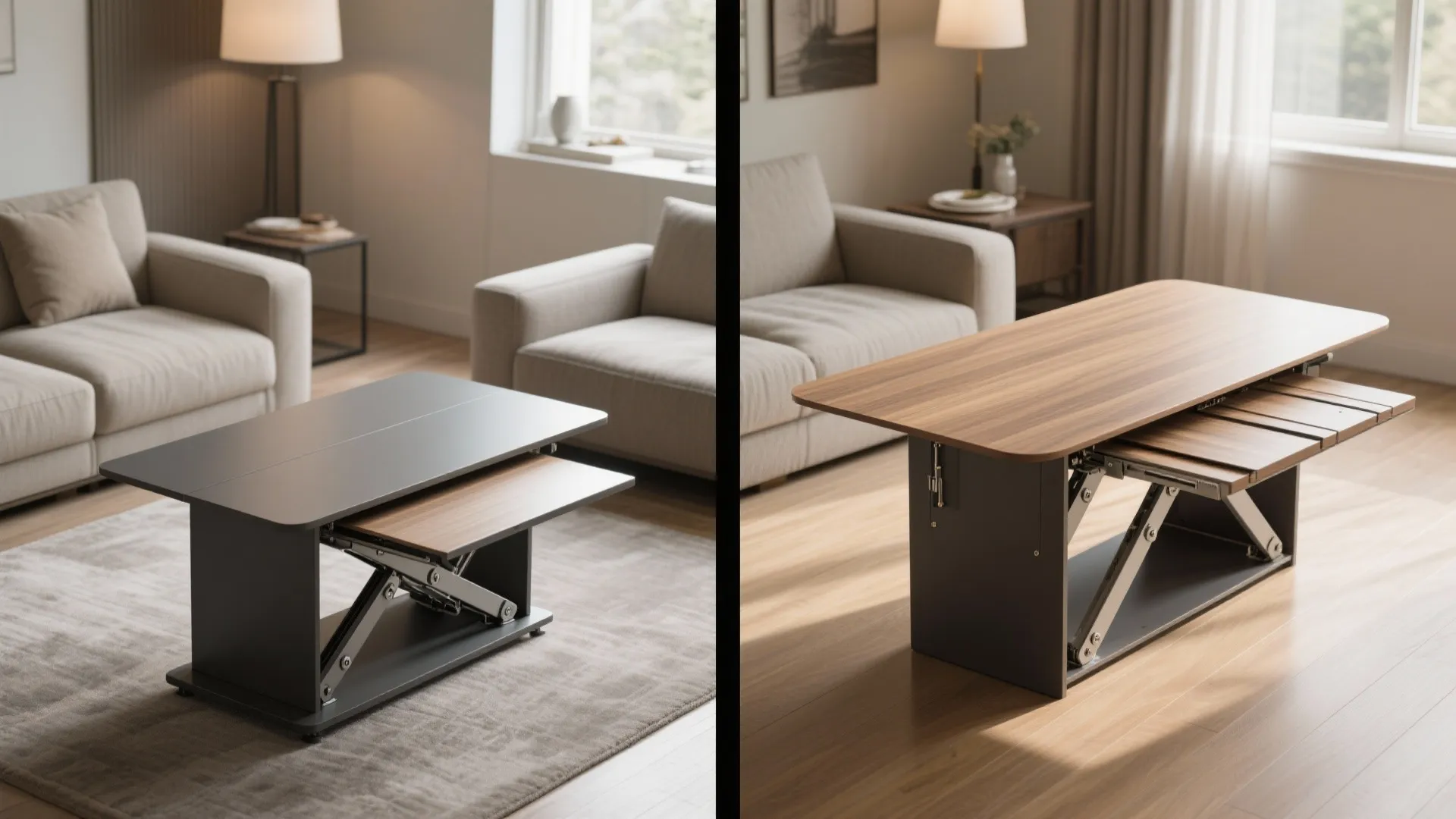 5. Modular Dining with Stowable Leaves