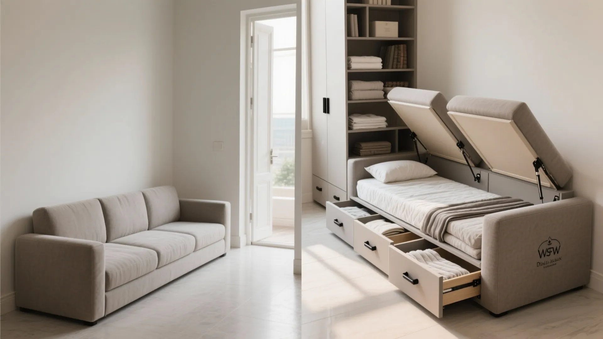 Modular Diwan with Hidden Storage