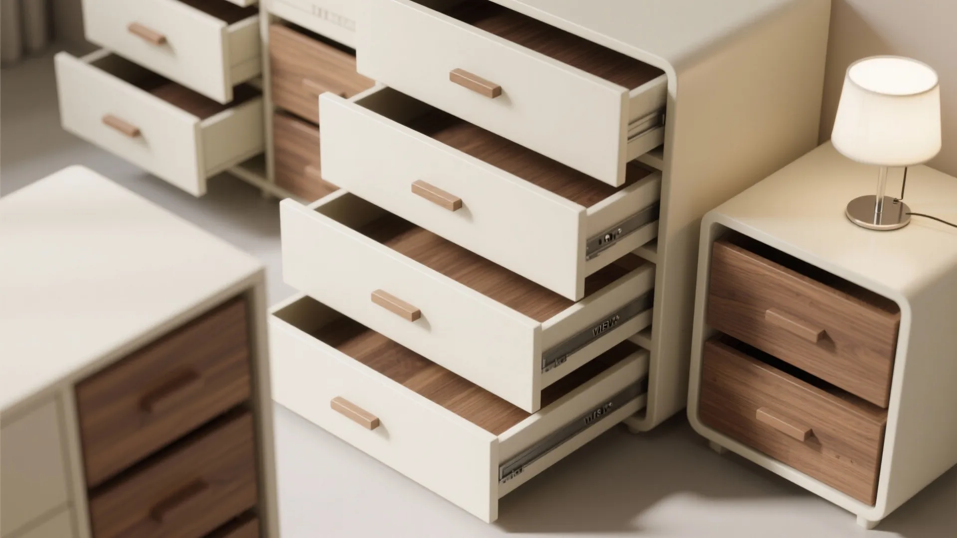 5. Modular Stackable Drawers