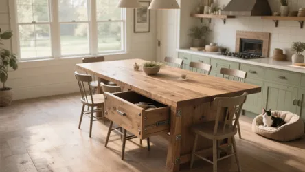 5 DIY Farm Table Plans for Small Spaces