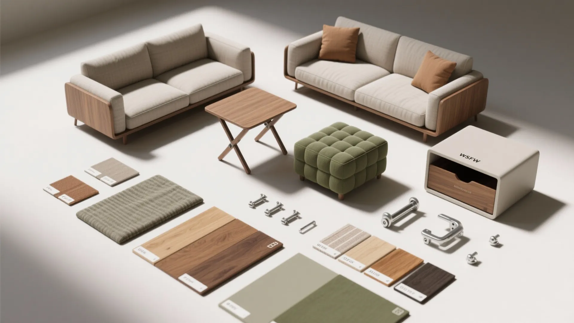 5. Modular furniture and a convertible layout