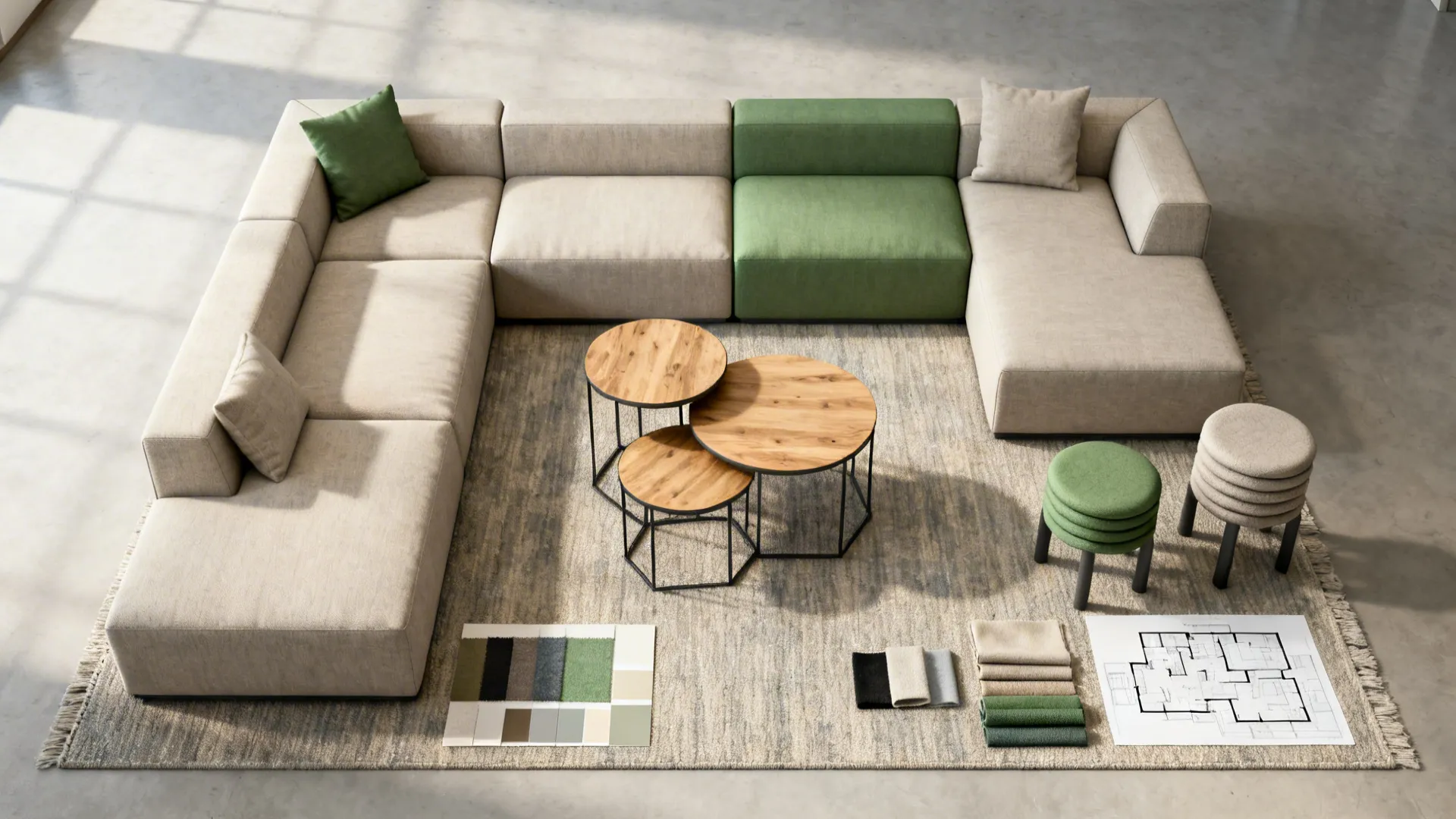 5. Flexible seating and modular solutions