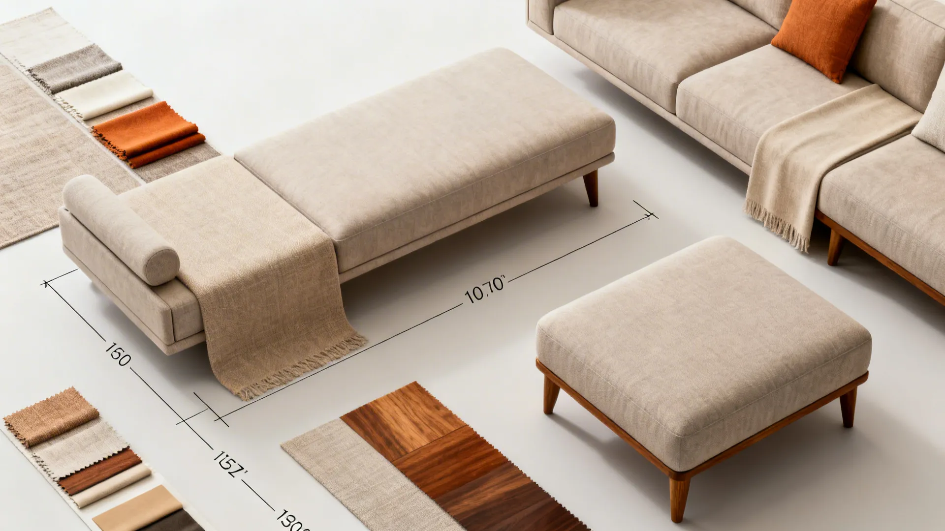 3. Use modular pieces for flexible arrangements