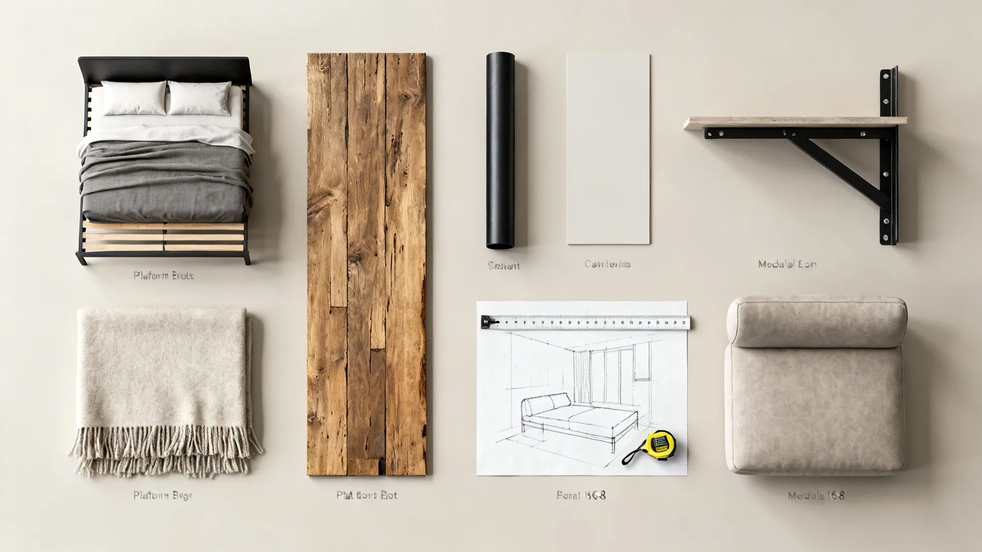 1. Minimalist Modular Setup