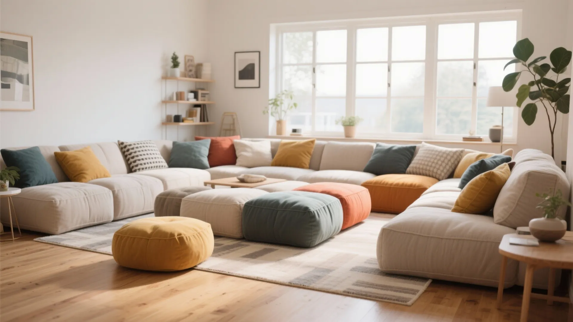 2. Modular Floor Cushions