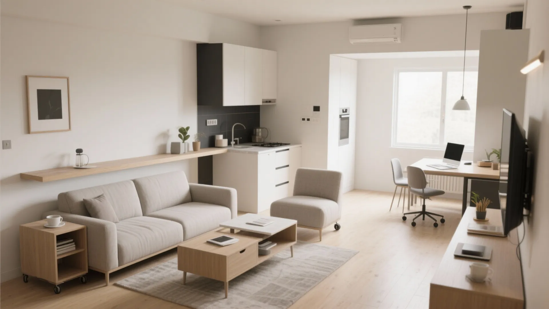 1) Minimal, Modular, and Movable Furniture