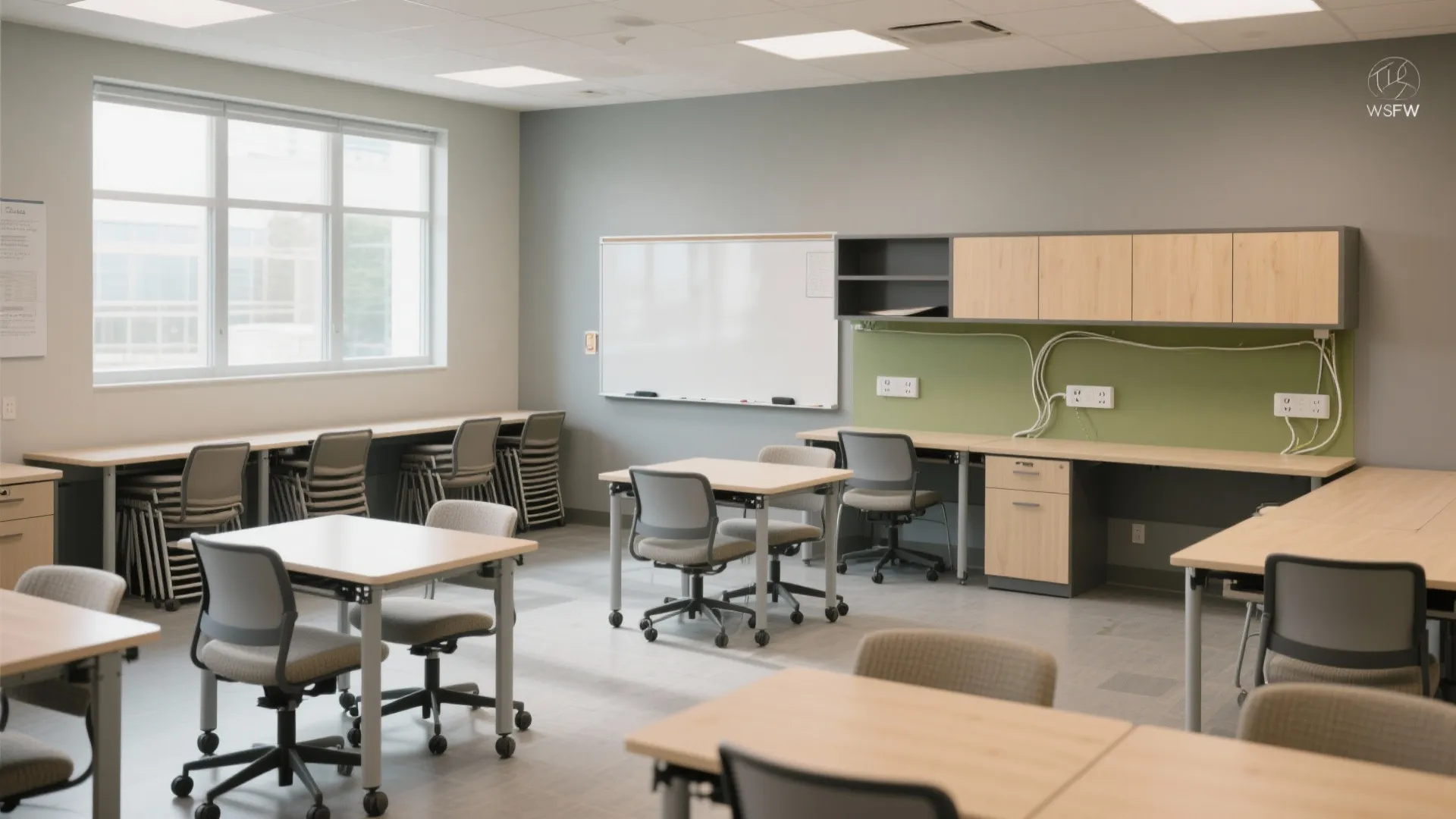 Modular furniture and fold-away surfaces