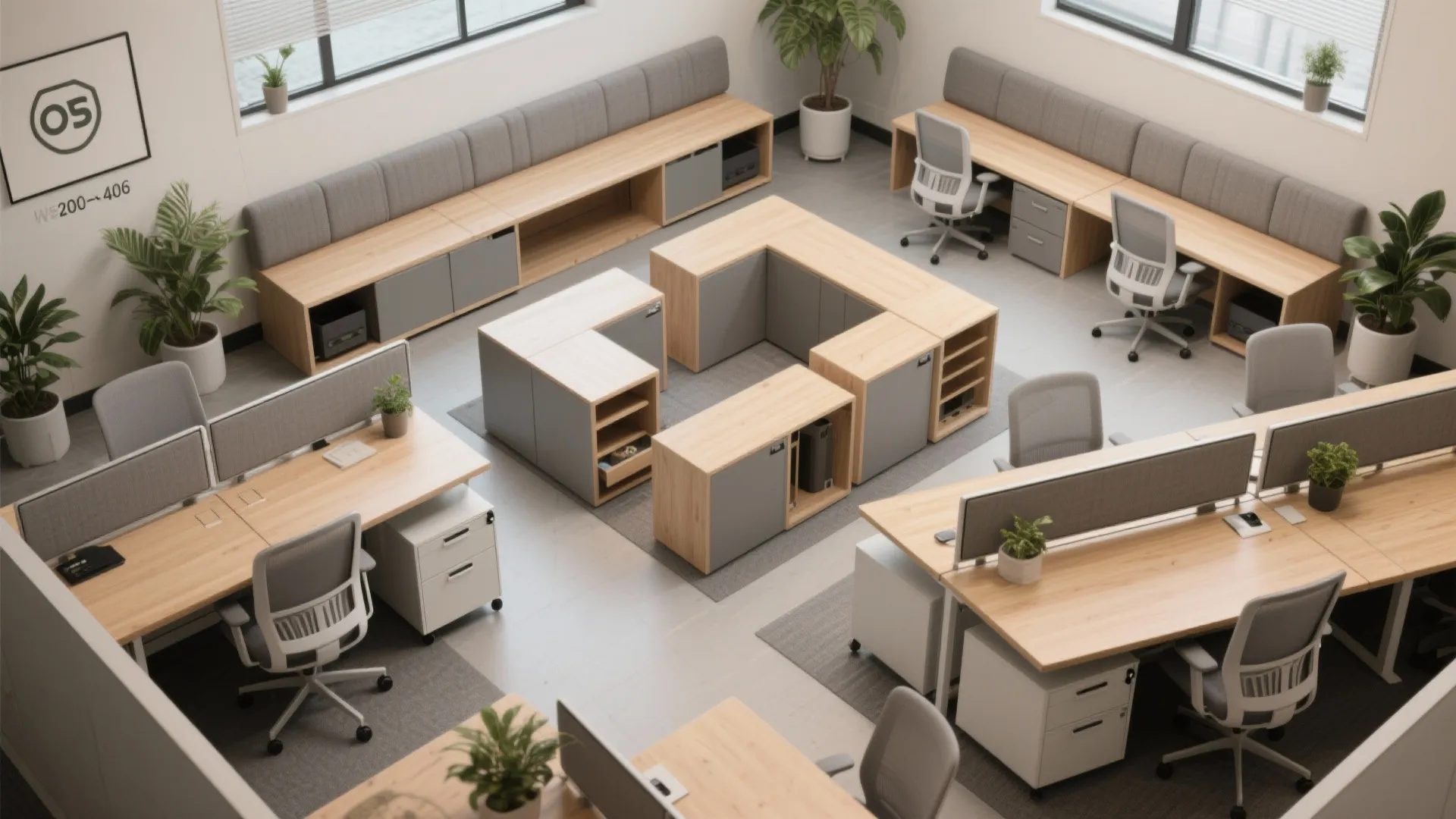 2. Use modular furniture that multitasks
