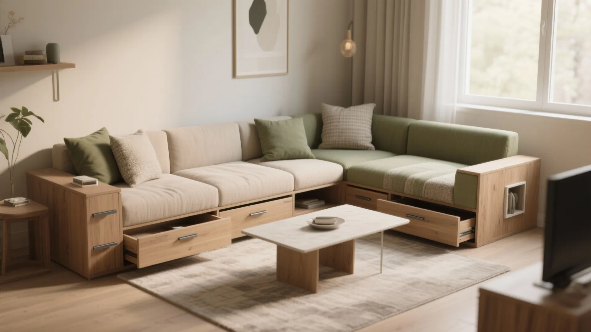 1. Think Modular: Furniture That Pulls Double Duty