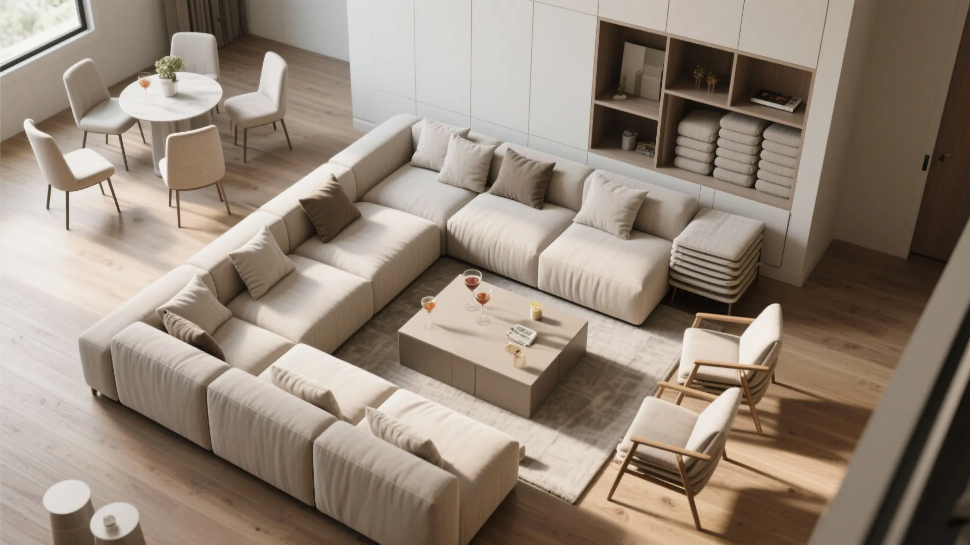 5. Modular Furniture for Multi-use Living Areas