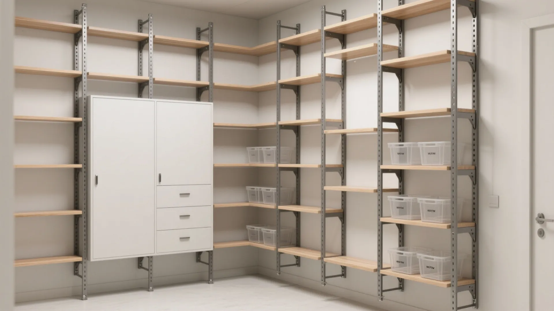 1) Go floor-to-ceiling with a modular grid