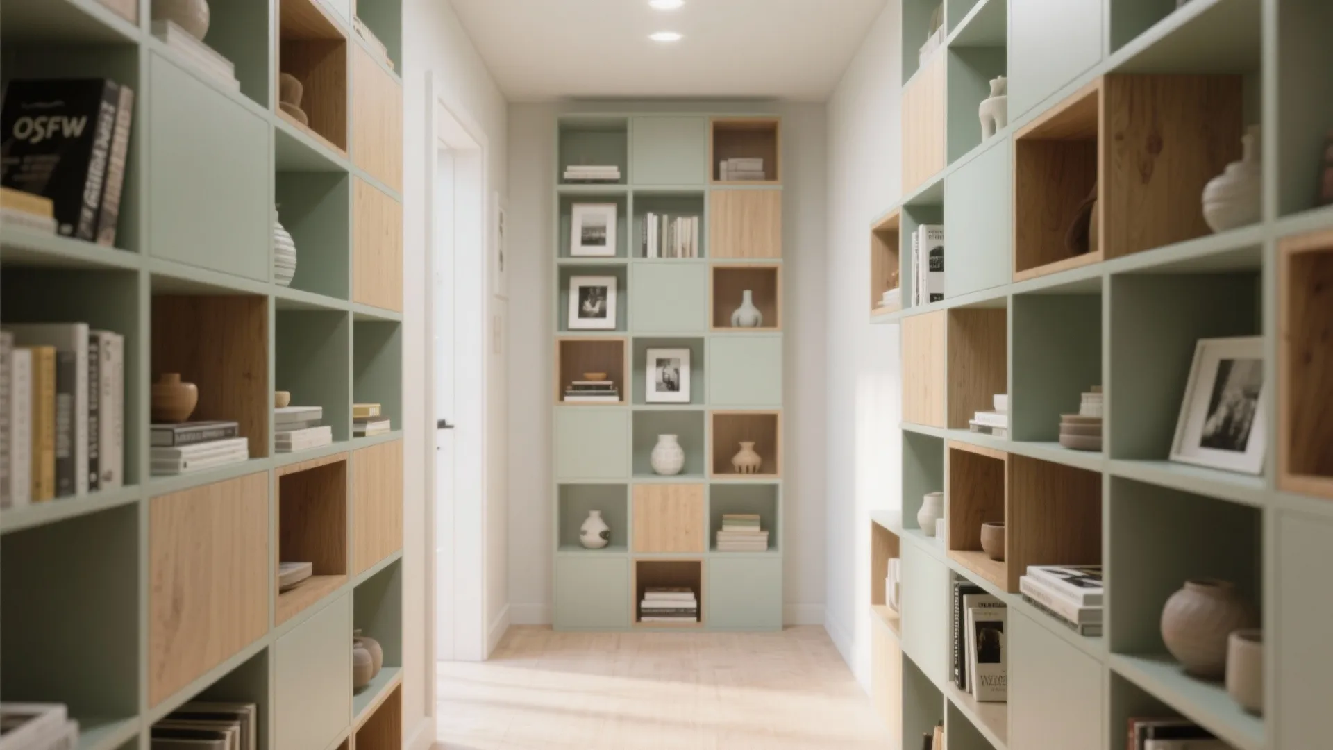 Modular Grid Shelving for Flexible Collections