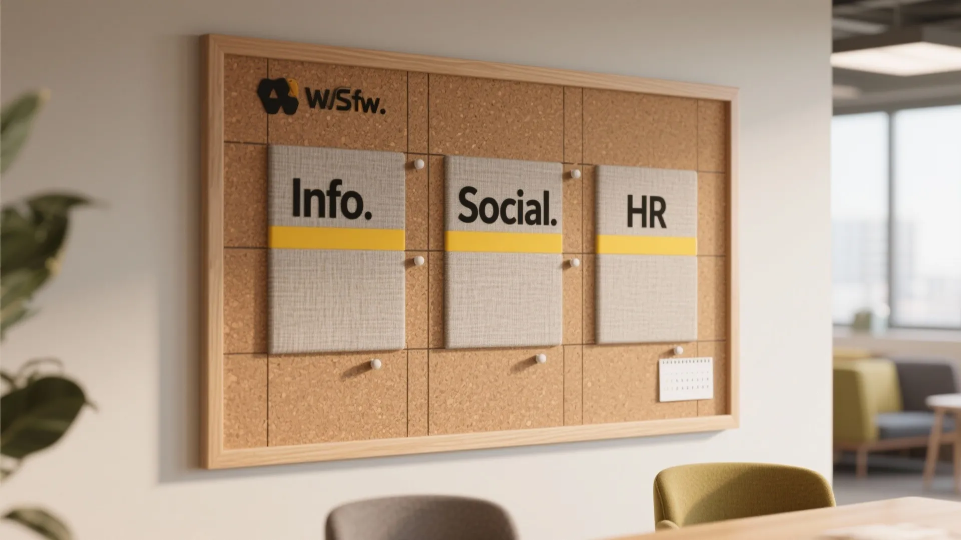 1. Modular Grid Bulletin Board