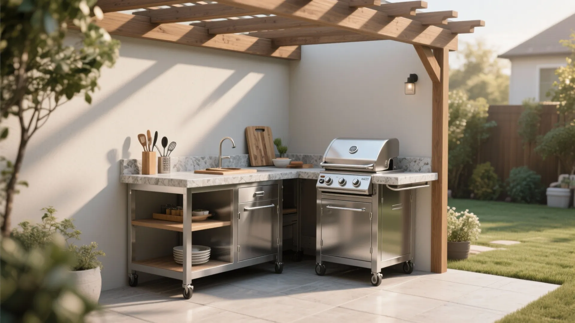 Outdoor Kitchen Ideas Budget: 5 Smart Tricks: Small budgets, big flavor — five practical outdoor kitchen ideas I use to save money and maximize space.