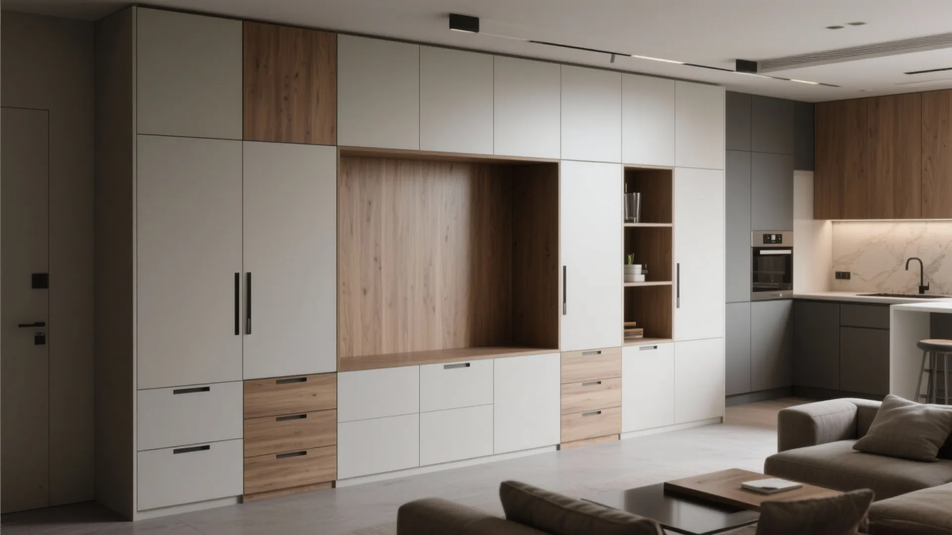 5. Modular Cabinets with Concealed Hardware