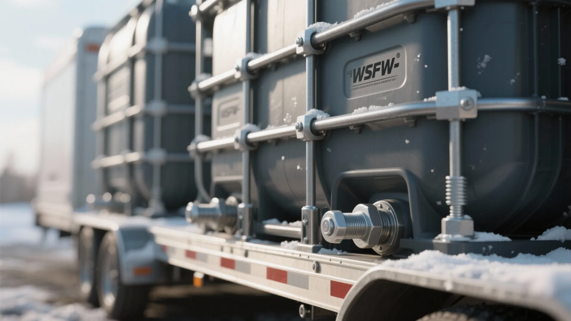 1. Modular, stackable holding tanks