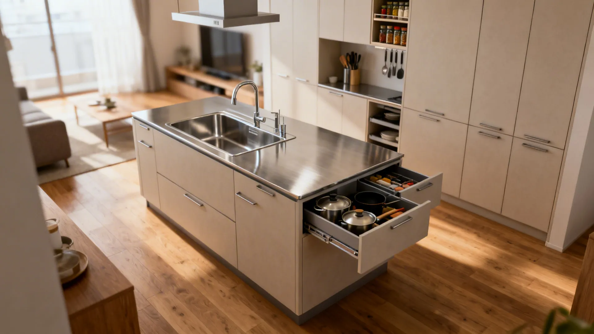 Modular Island Systems with Seamless Storage