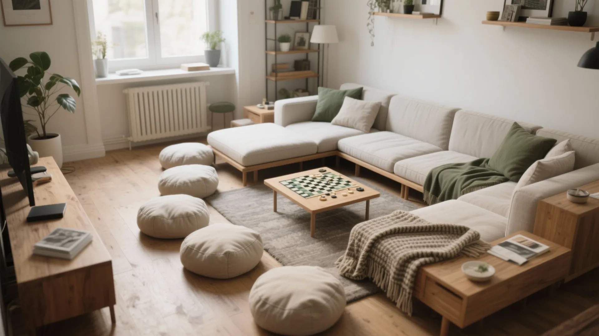 Modular low seating islands