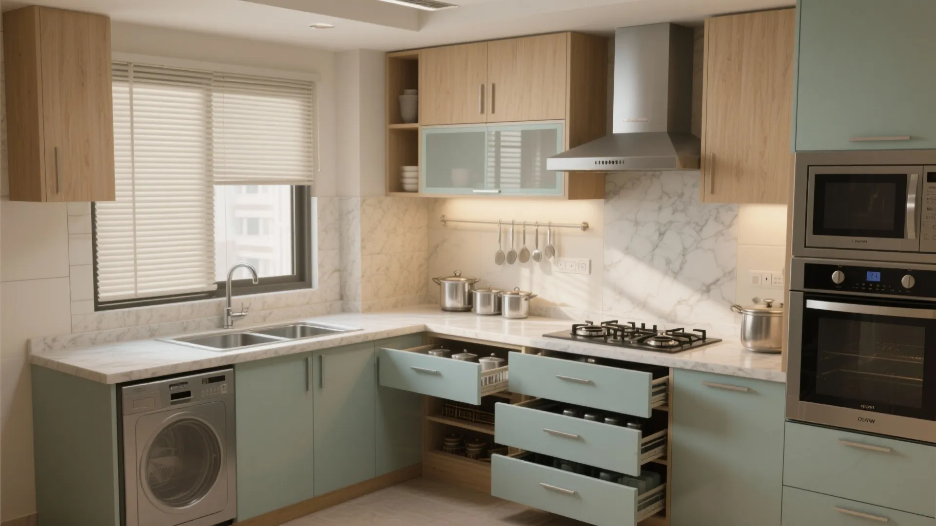 Smart, modular kitchen for Mumbai routines