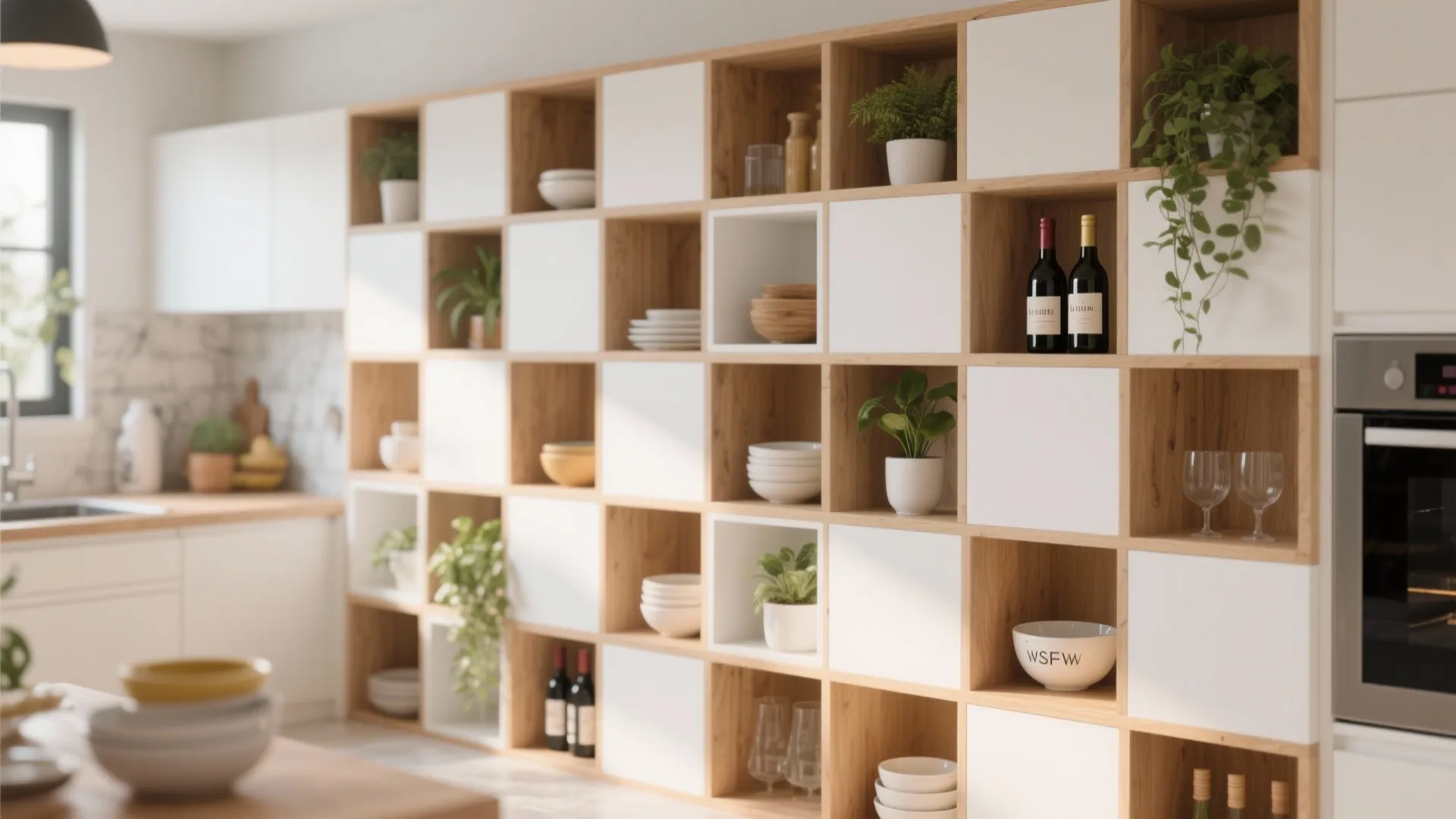 5. Modular Cube Shelving