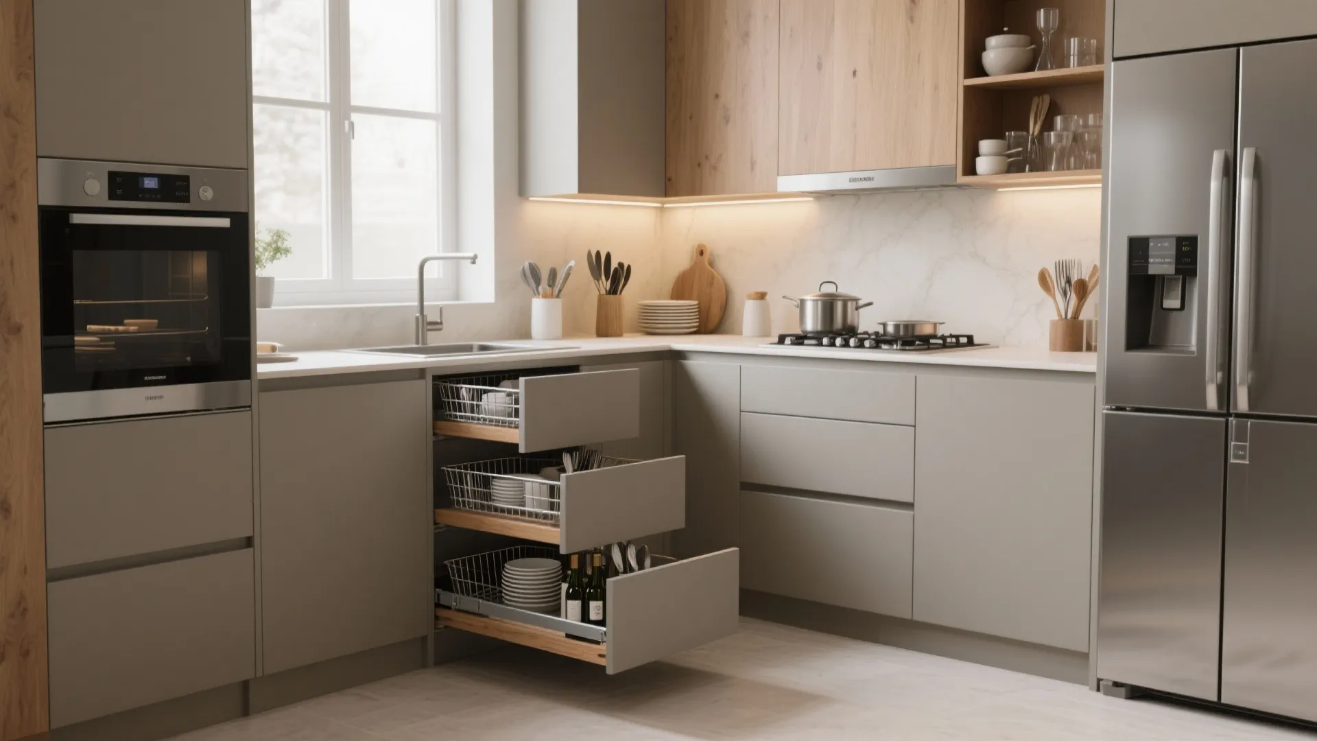 Modular Kitchen Basket Sizes Demystified: 1 Minute to Master Flexible Basket Dimensions for Every Kitchen