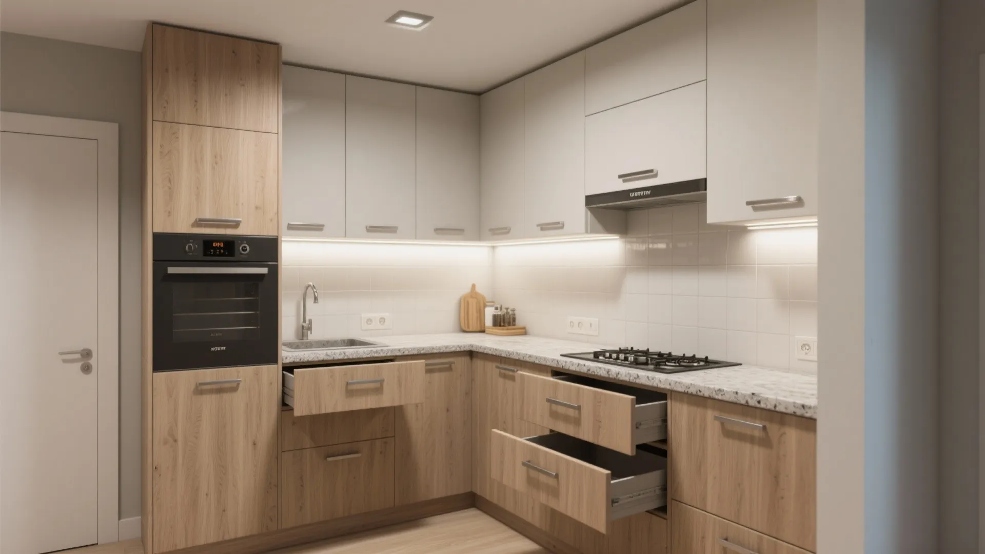 Modular Kitchen First, Fancy Finishes Later