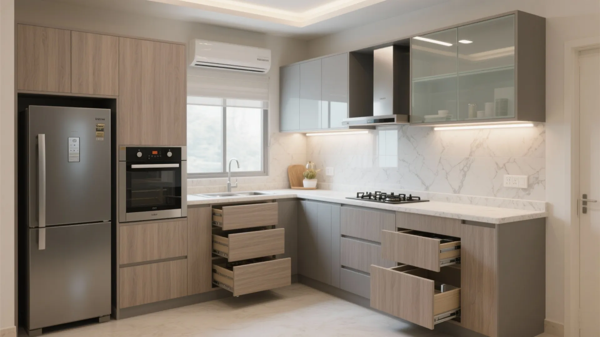 Modular Kitchen That Works Hard