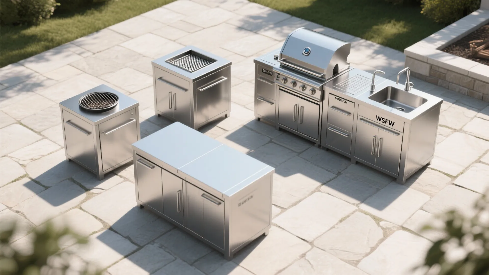 5. Modular Stainless Steel Units