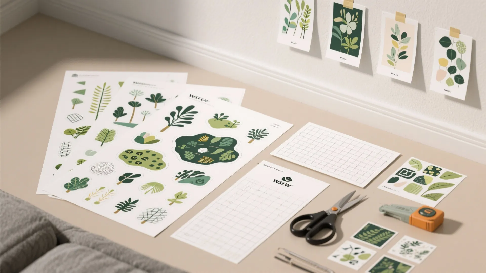 2. Modular removable sets for renters