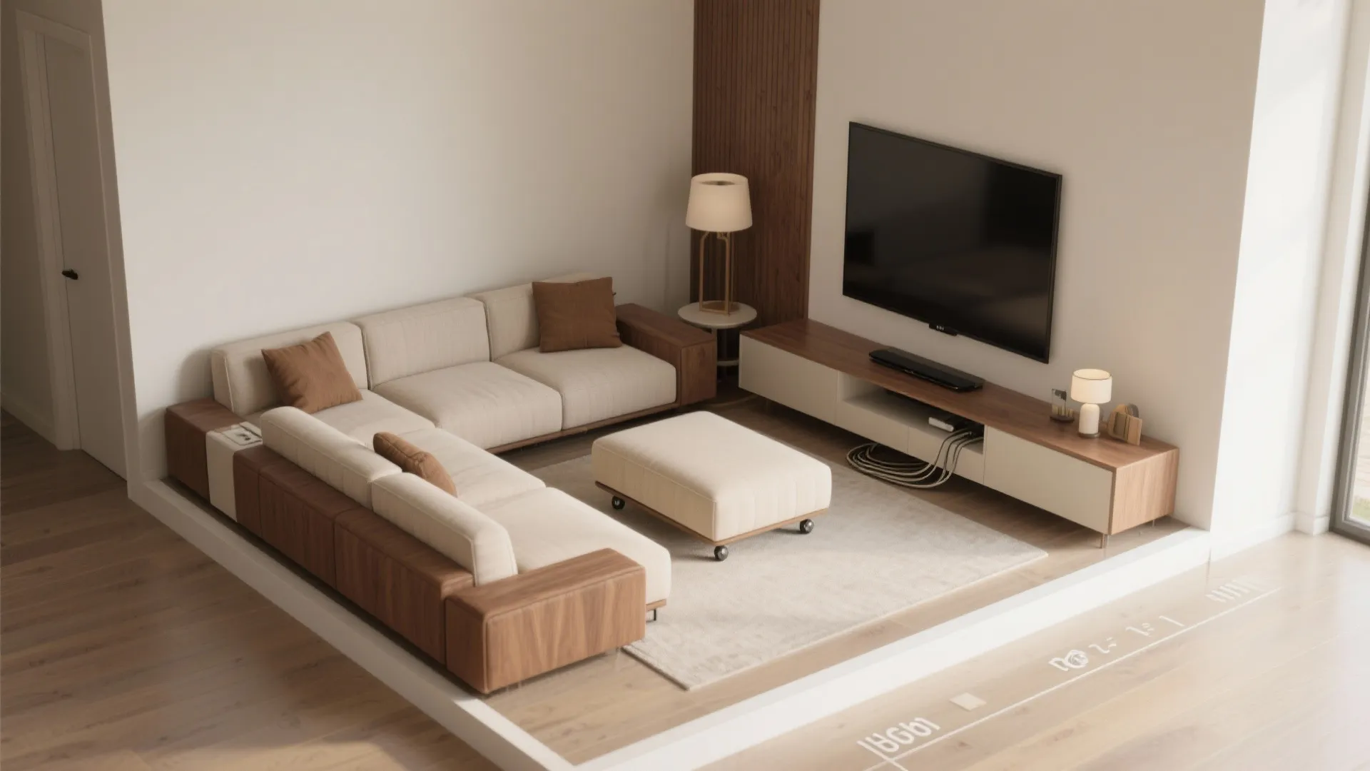 Modular Seating and L-Shaped Nooks