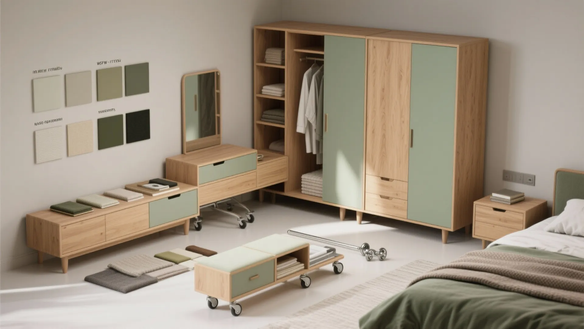 5. Flexible Layout with Modular Pieces