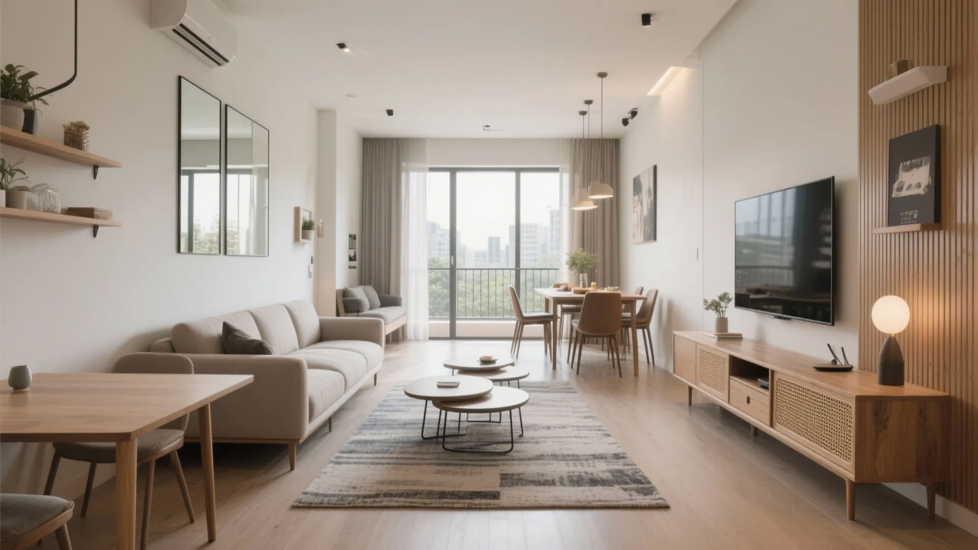 Modular furniture that transforms your living-dining