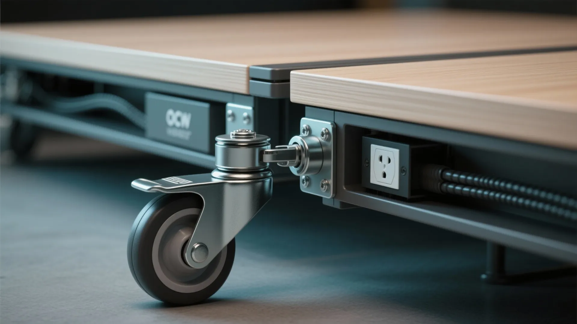 4. Modular tables that lock together