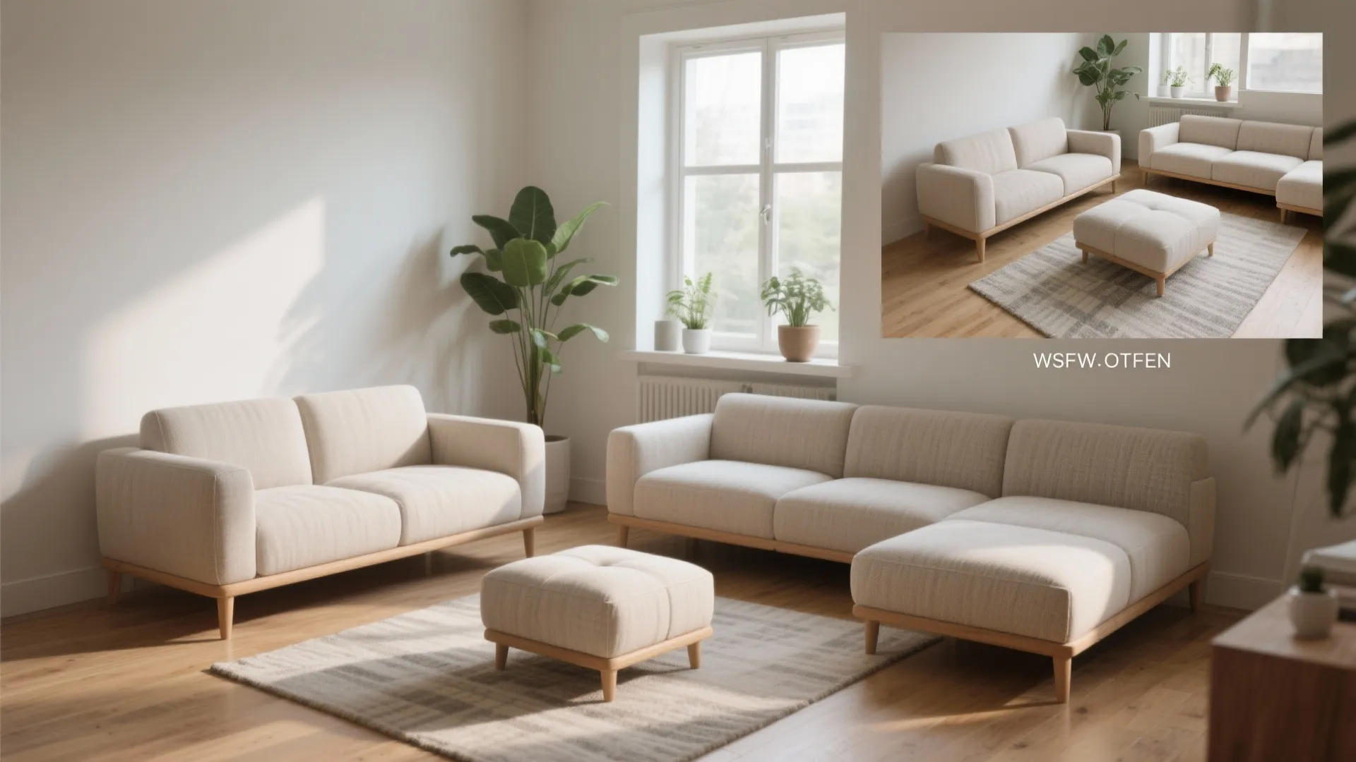 1. Modular mini-sofas that adapt