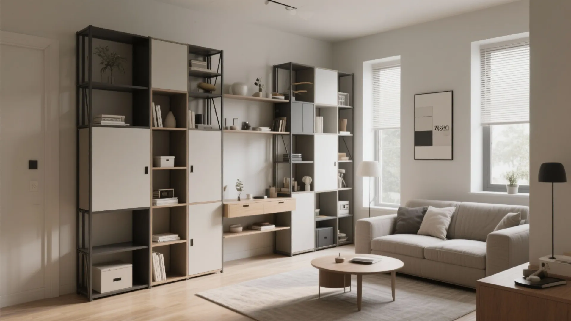 Modular Movable Shelves