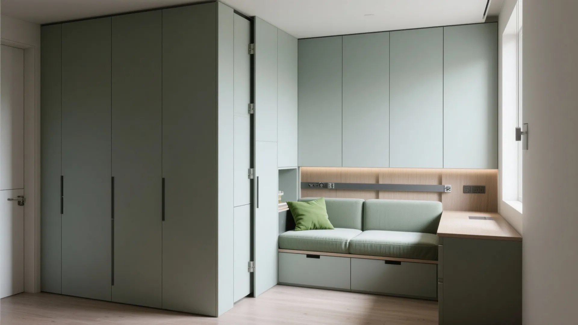 5. Modular Panel Beds that Stow Vertically