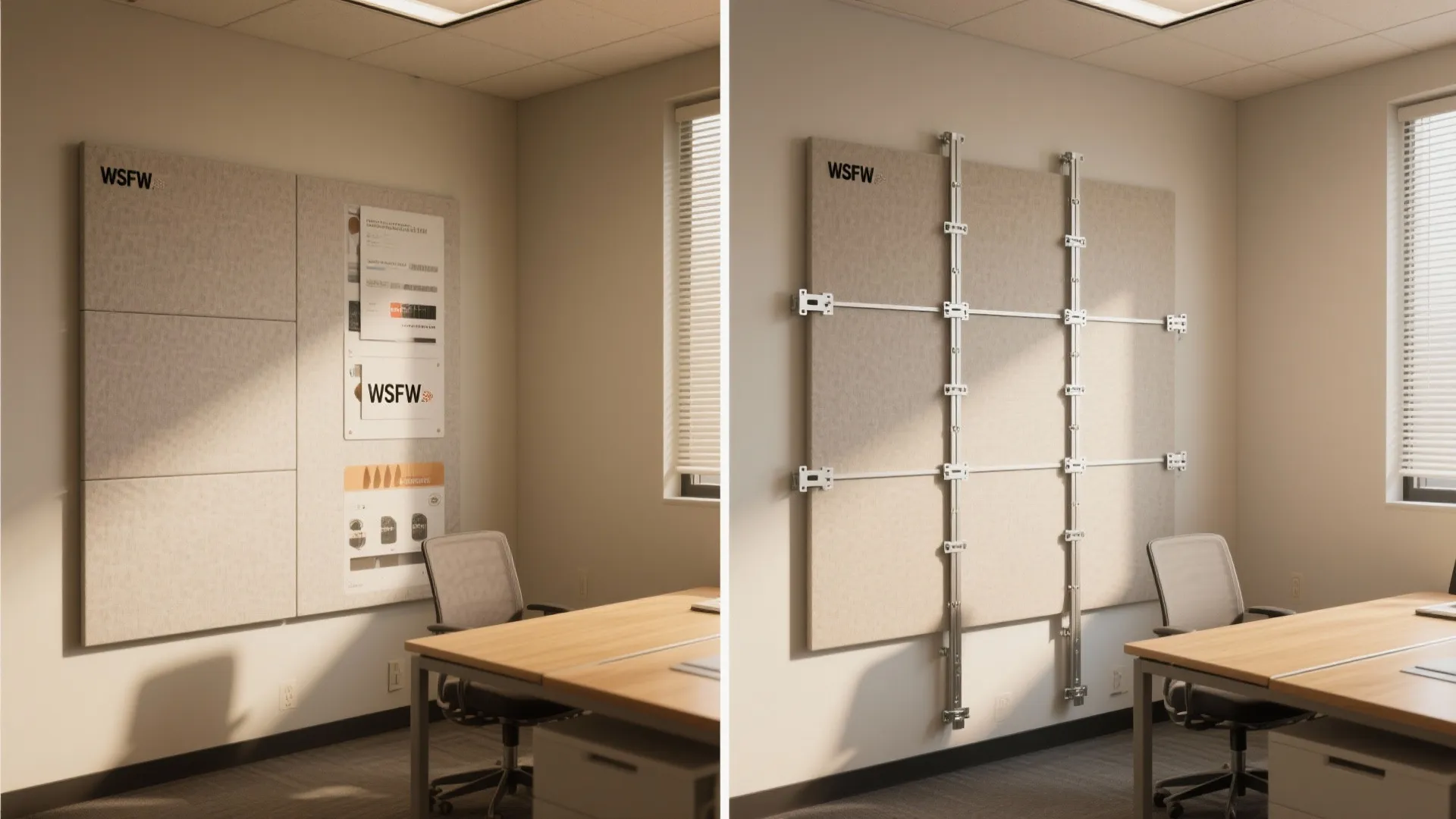 Modular panel mural for flexibility