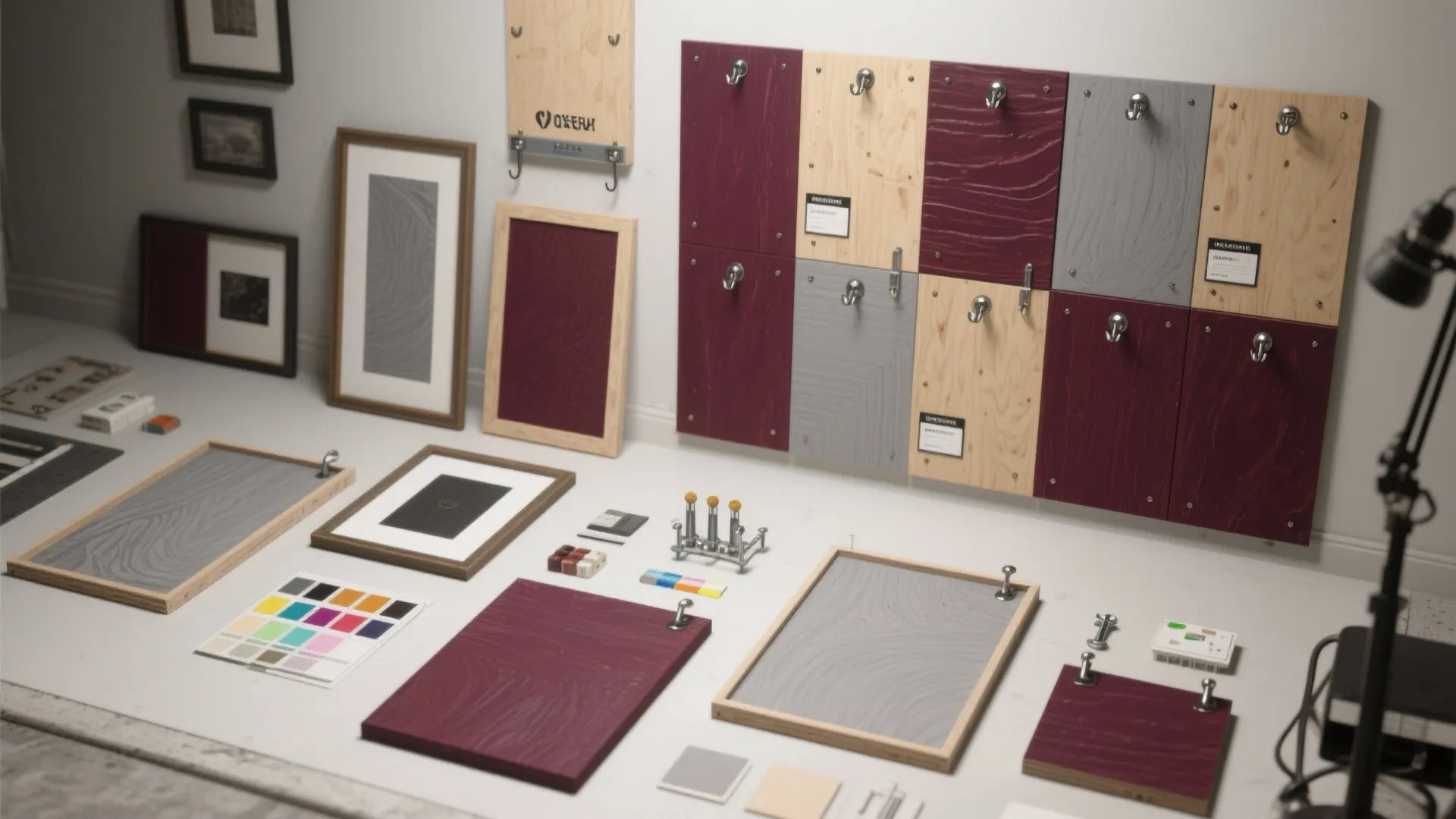 5. Modular painted panels for fast changes