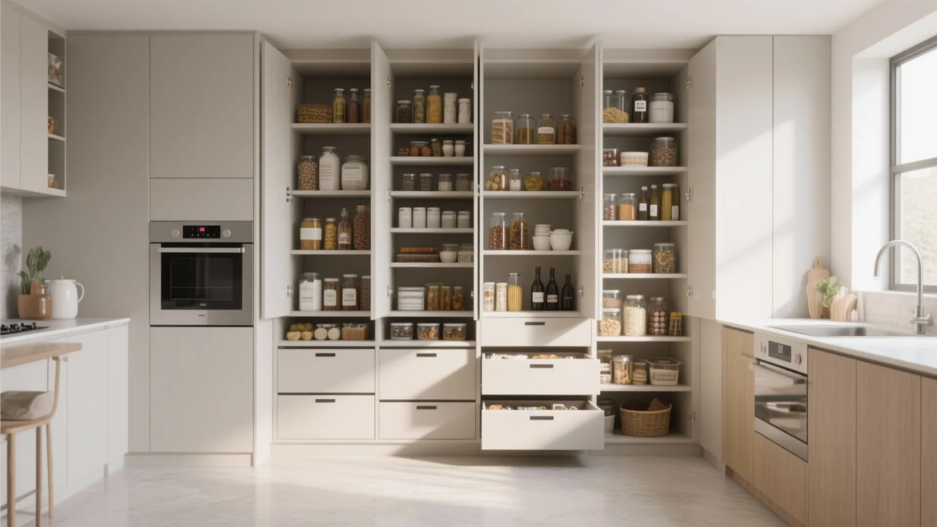 9. Modular Pantry Units