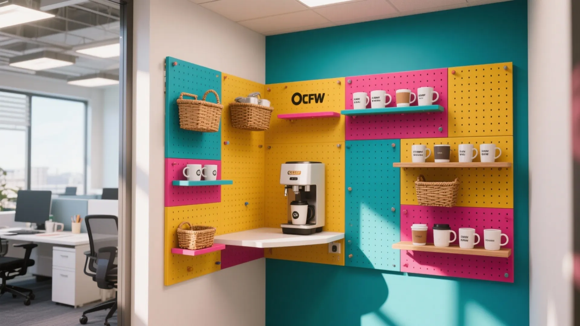 7. Modular Pegboard System