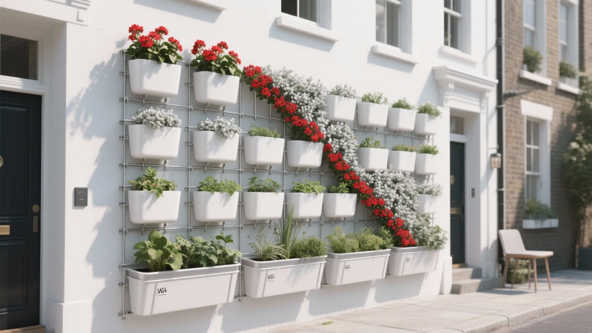 Minimalist Modular Vertical Planters