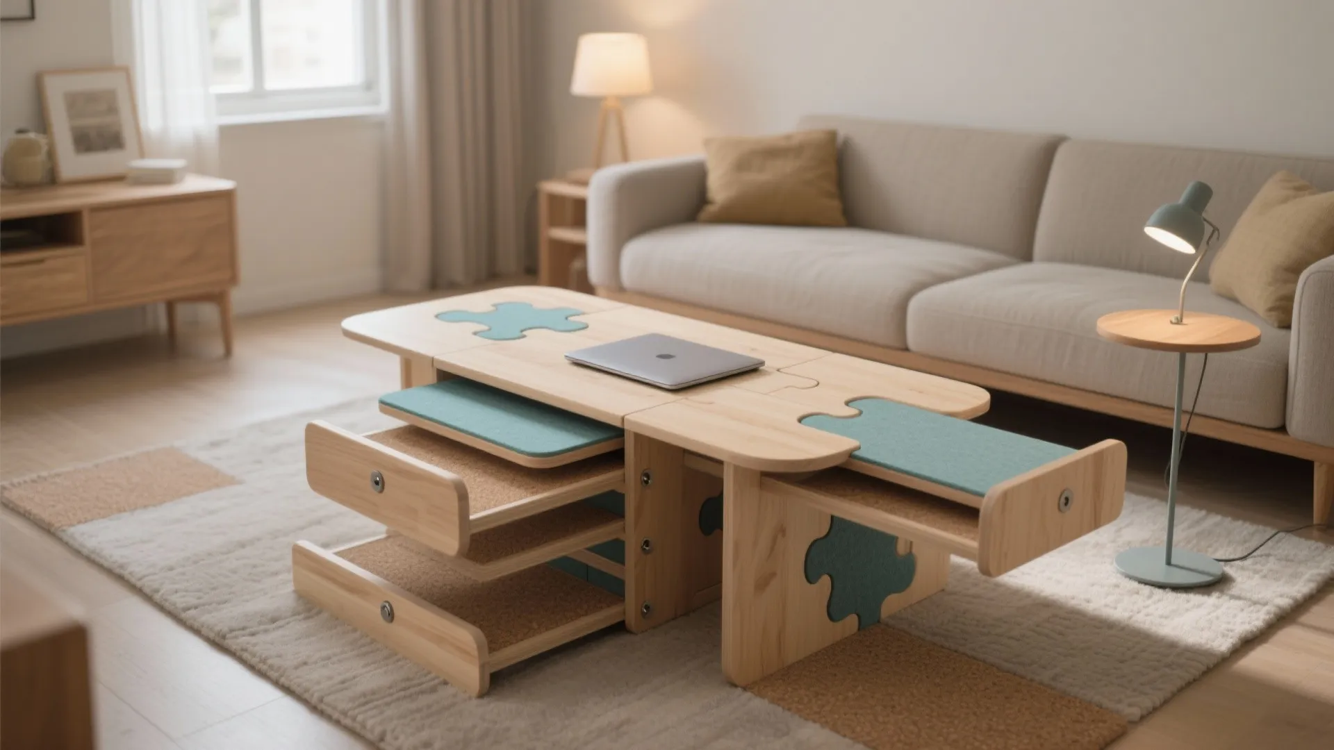 Puzzle Table DIY: Creative Guide for Small Spaces: 1 Minute to Build a Fun, Space-Saving Puzzle Table